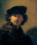 Rembrandt, Self portrait